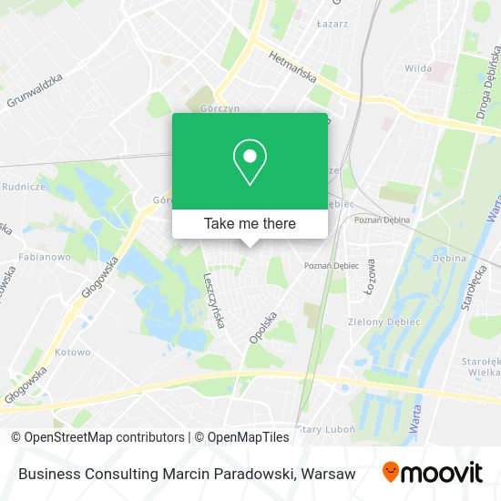 Business Consulting Marcin Paradowski map