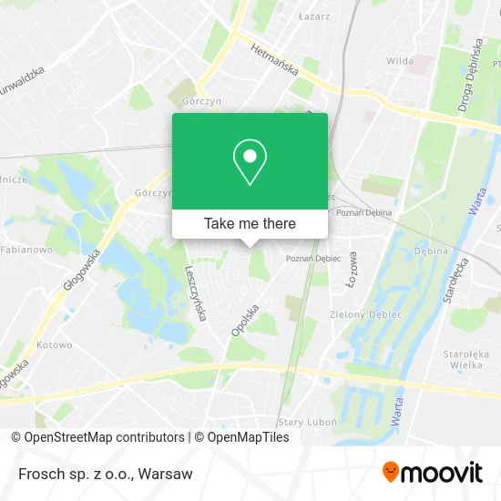 Frosch sp. z o.o. map