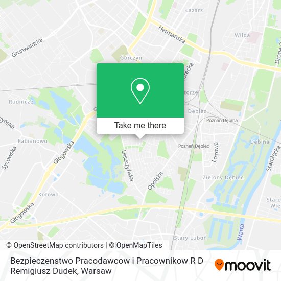 Bezpieczenstwo Pracodawcow i Pracownikow R D Remigiusz Dudek map