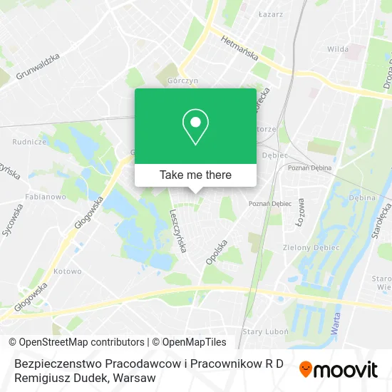 Карта Bezpieczenstwo Pracodawcow i Pracownikow R D Remigiusz Dudek