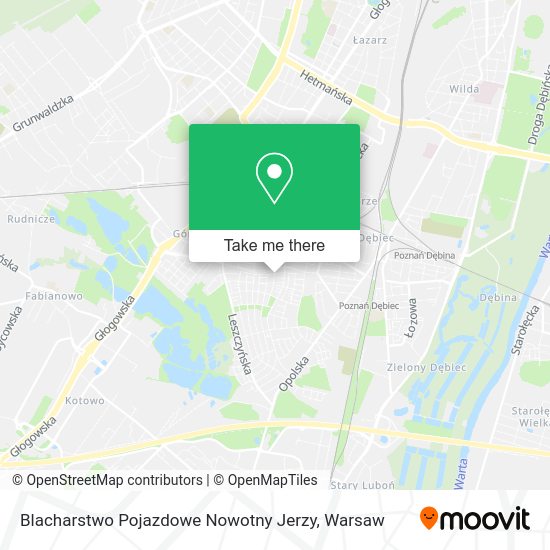 Blacharstwo Pojazdowe Nowotny Jerzy map