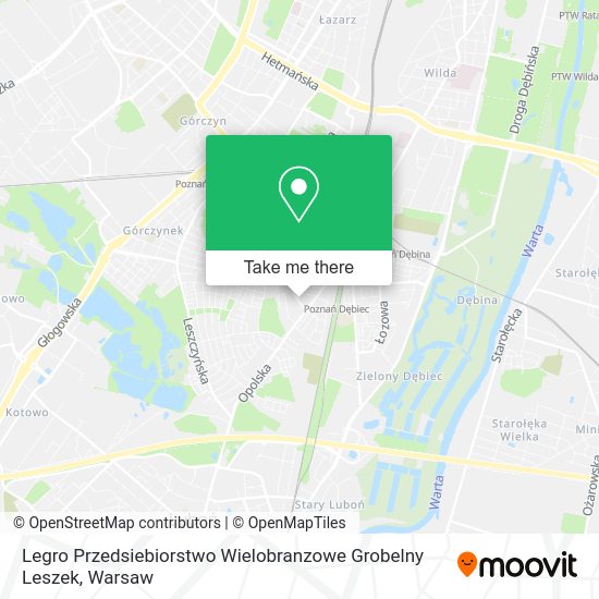 Legro Przedsiebiorstwo Wielobranzowe Grobelny Leszek map