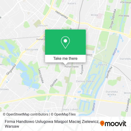 Firma Handlowo Usługowa Maqpol Maciej Zielewicz map