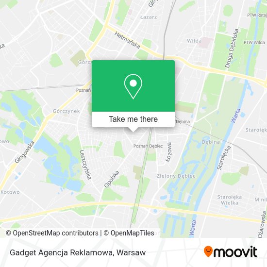 Gadget Agencja Reklamowa map