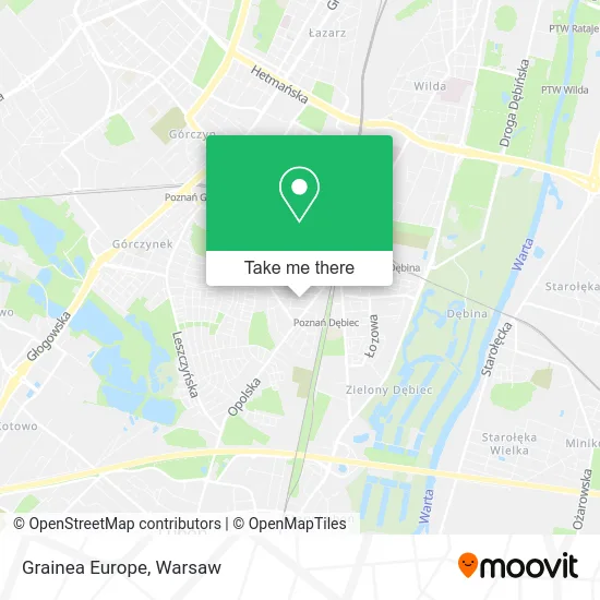 Карта Grainea Europe