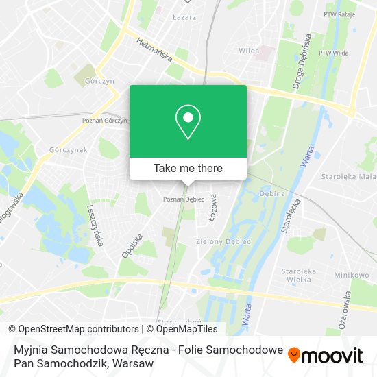 Myjnia Samochodowa Ręczna - Folie Samochodowe Pan Samochodzik map