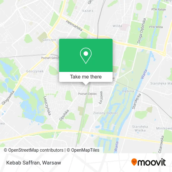 Карта Kebab Saffran