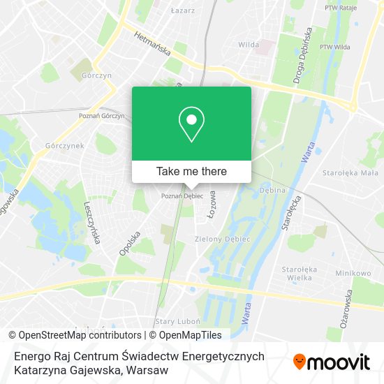 Energo Raj Centrum Świadectw Energetycznych Katarzyna Gajewska map