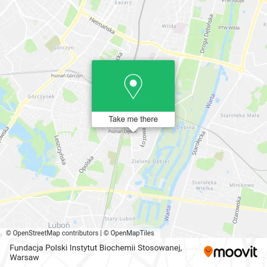 Карта Fundacja Polski Instytut Biochemii Stosowanej