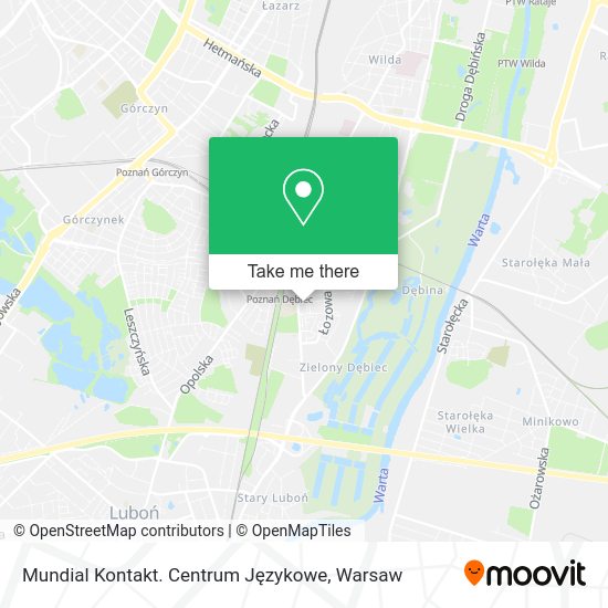 Mundial Kontakt. Centrum Językowe map