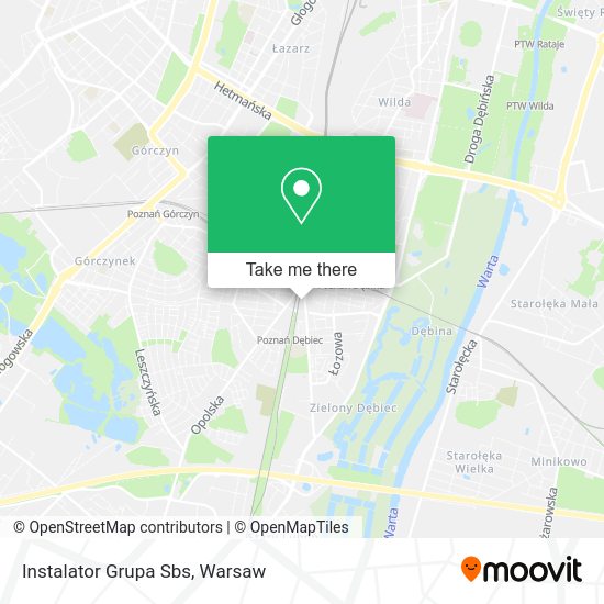 Instalator Grupa Sbs map