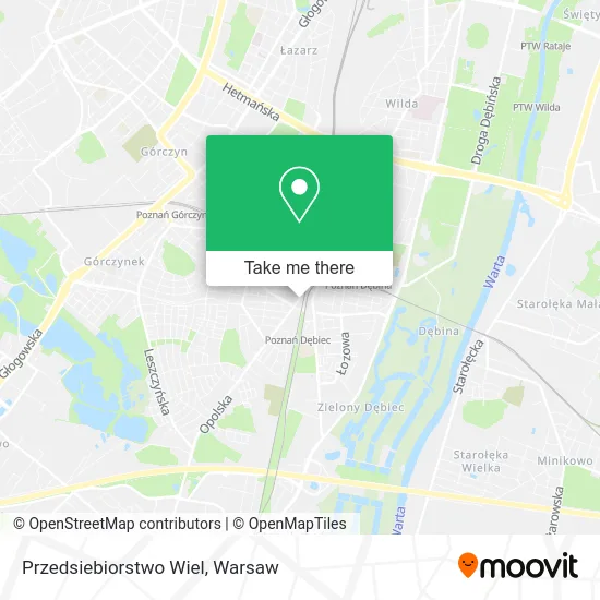 Карта Przedsiebiorstwo Wiel