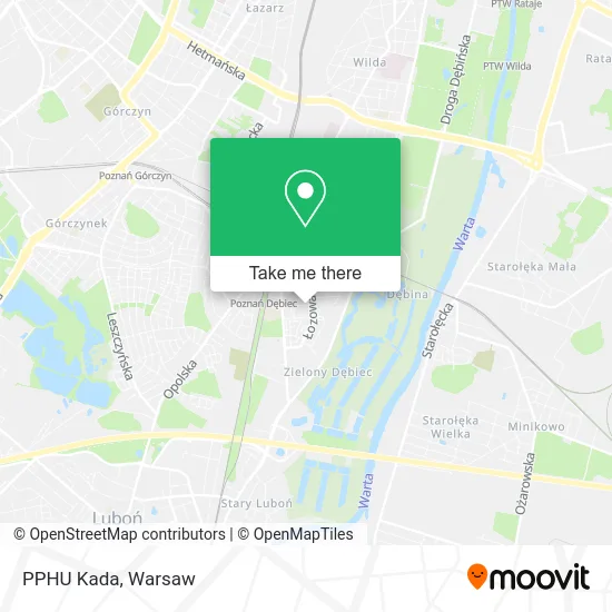 Карта PPHU Kada