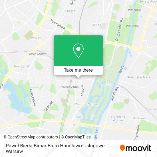 Карта Paweł Bierła Bimar Biuro Handlowo-Usługowe