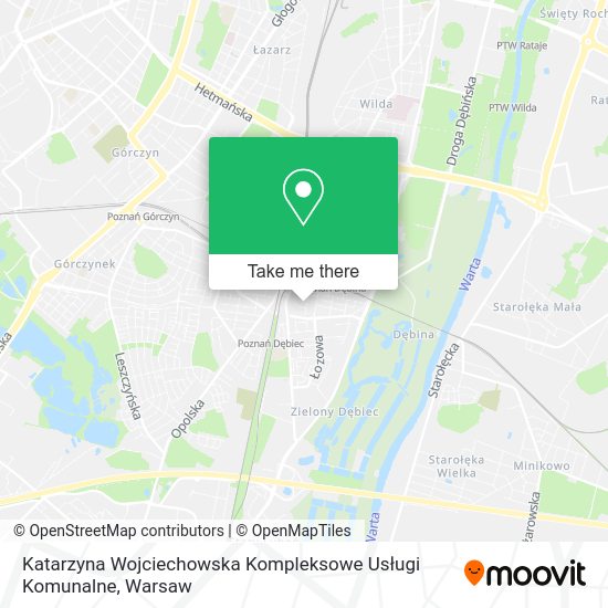 Katarzyna Wojciechowska Kompleksowe Usługi Komunalne map