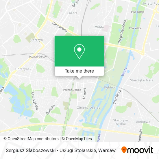 Sergiusz Słaboszewski - Usługi Stolarskie map
