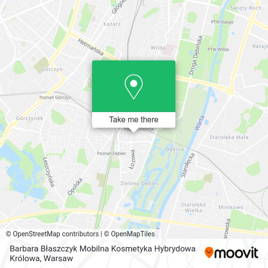 Barbara Błaszczyk Mobilna Kosmetyka Hybrydowa Królowa map