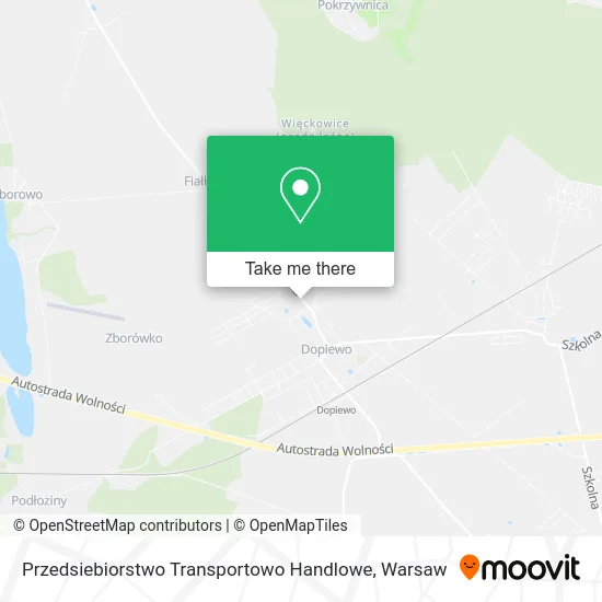 Карта Przedsiebiorstwo Transportowo Handlowe
