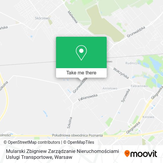 Mularski Zbigniew Zarządzanie Nieruchomościami Usługi Transportowe map