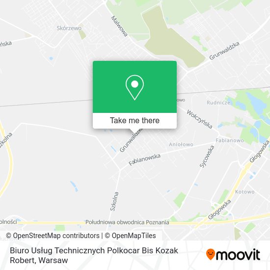 Biuro Usług Technicznych Polkocar Bis Kozak Robert map