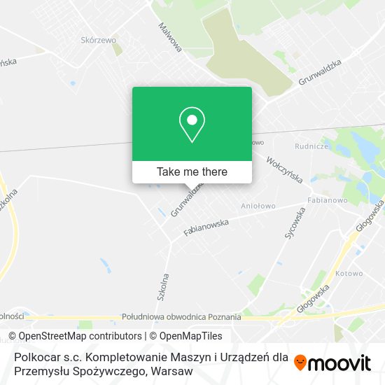 Polkocar s.c. Kompletowanie Maszyn i Urządzeń dla Przemysłu Spożywczego map