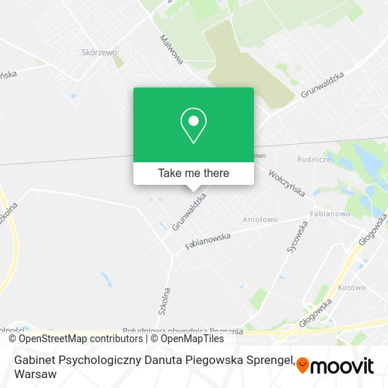 Gabinet Psychologiczny Danuta Piegowska Sprengel map