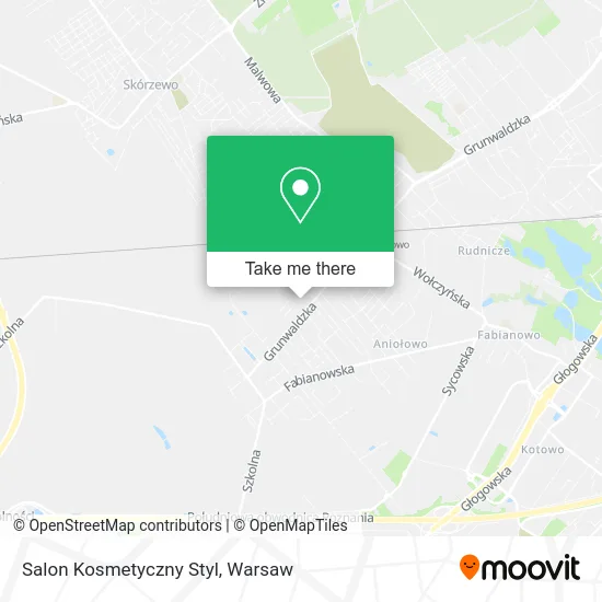 Карта Salon Kosmetyczny Styl