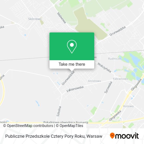 Publiczne Przedszkole Cztery Pory Roku map