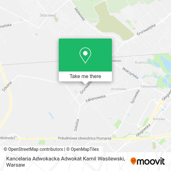 Карта Kancelaria Adwokacka Adwokat Kamil Wasilewski