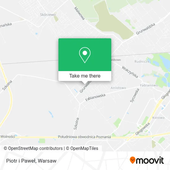 Карта Piotr i Paweł