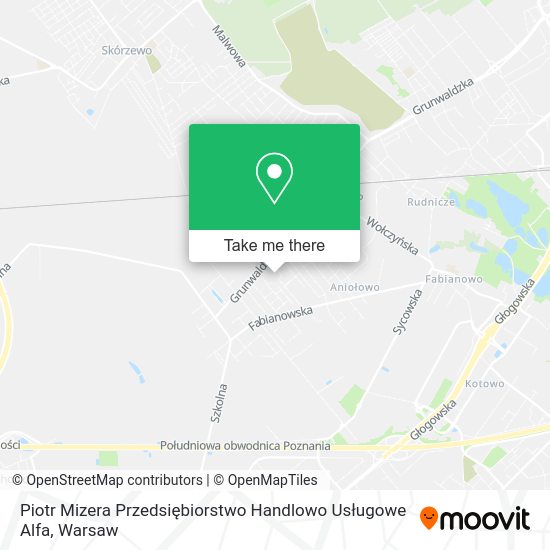 Piotr Mizera Przedsiębiorstwo Handlowo Usługowe Alfa map