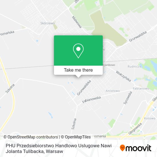 PHU Przedsiebiorstwo Handlowo Uslugowe Nawi Jolanta Tulibacka map