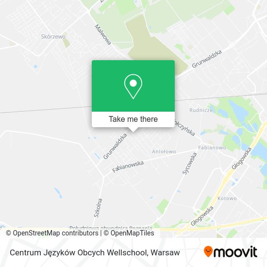 Centrum Języków Obcych Wellschool map