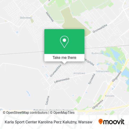 Karla Sport Center Karolina Perz Kałużny map