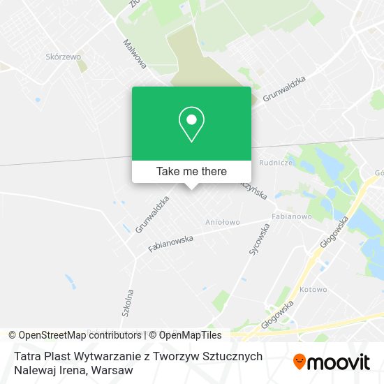 Tatra Plast Wytwarzanie z Tworzyw Sztucznych Nalewaj Irena map