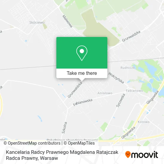 Карта Kancelaria Radcy Prawnego Magdalena Ratajczak Radca Prawny