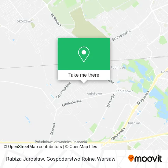Карта Rabiza Jarosław. Gospodarstwo Rolne
