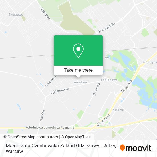 Małgorzata Czechowska Zakład Odzieżowy L A D y map