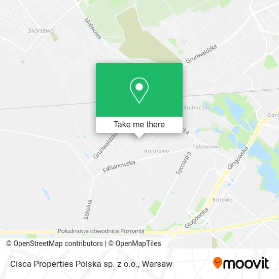Карта Cisca Properties Polska sp. z o.o.
