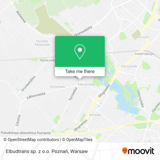 Карта Elbudtrans sp. z o.o. Poznań