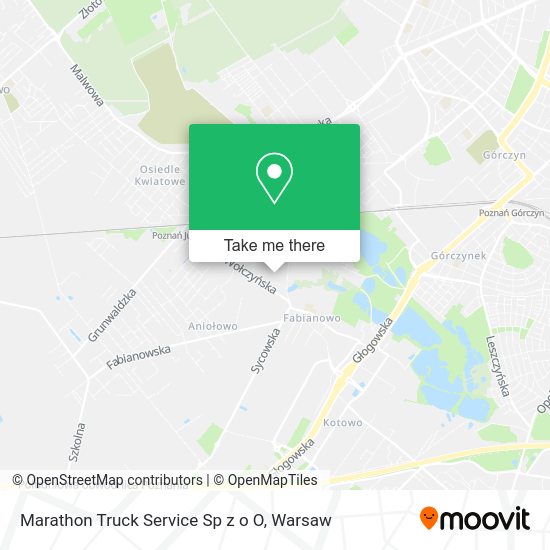 Marathon Truck Service Sp z o O map