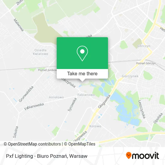 Карта Pxf Lighting - Biuro Poznań