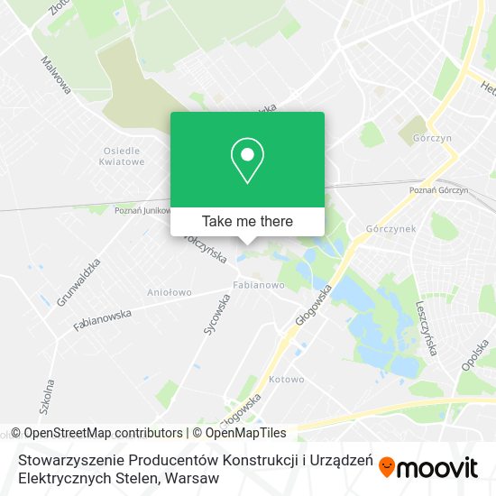 Stowarzyszenie Producentów Konstrukcji i Urządzeń Elektrycznych Stelen map