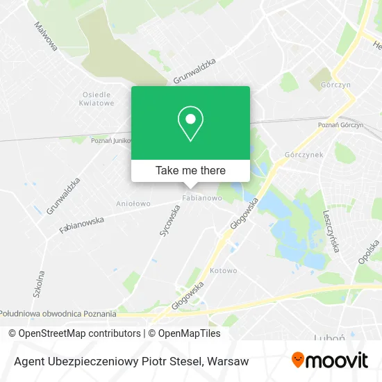 Agent Ubezpieczeniowy Piotr Stesel map