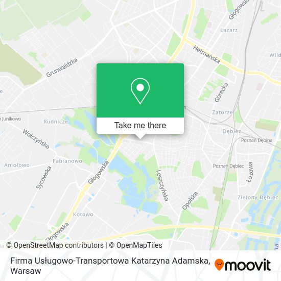 Firma Usługowo-Transportowa Katarzyna Adamska map