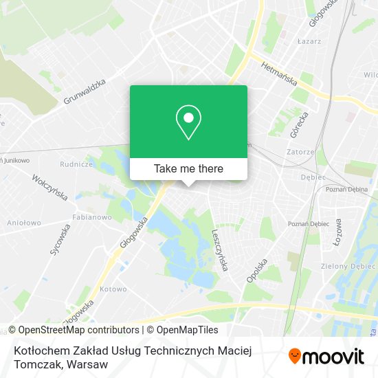 Kotłochem Zakład Usług Technicznych Maciej Tomczak map