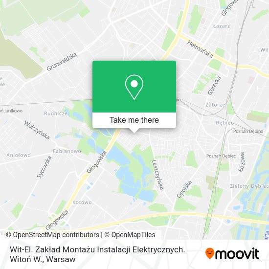 Wit-El. Zakład Montażu Instalacji Elektrycznych. Witoń W. map