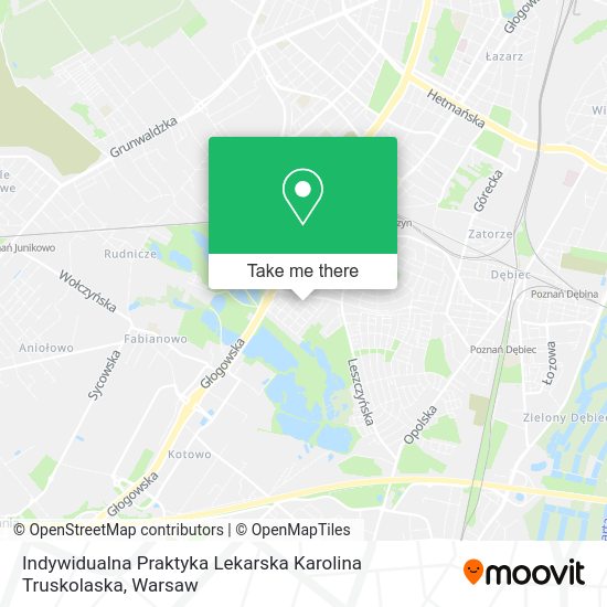 Indywidualna Praktyka Lekarska Karolina Truskolaska map