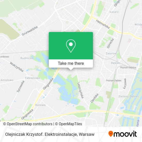 Olejniczak Krzystof. Elektroinstalacje map