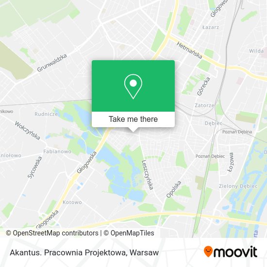 Akantus. Pracownia Projektowa map